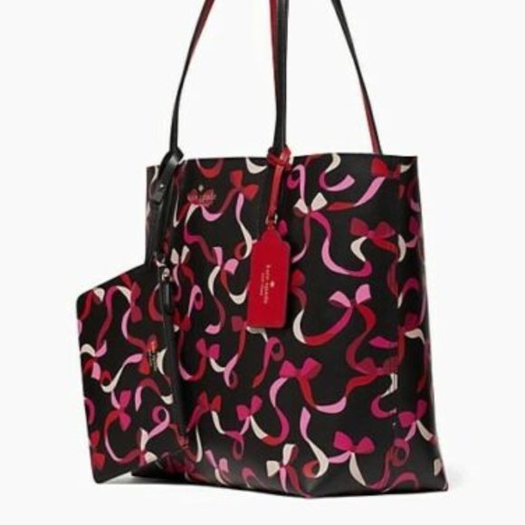Kate Spade Wrapping Party Large Reversible Tote with Detachable Wristlet - Picture 8 of 8